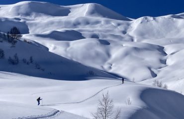 Gruzinsko zima Ushguli skialp