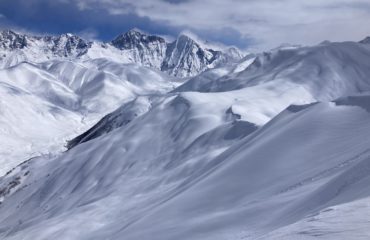 Gruzinsko zima udolie Shkhary